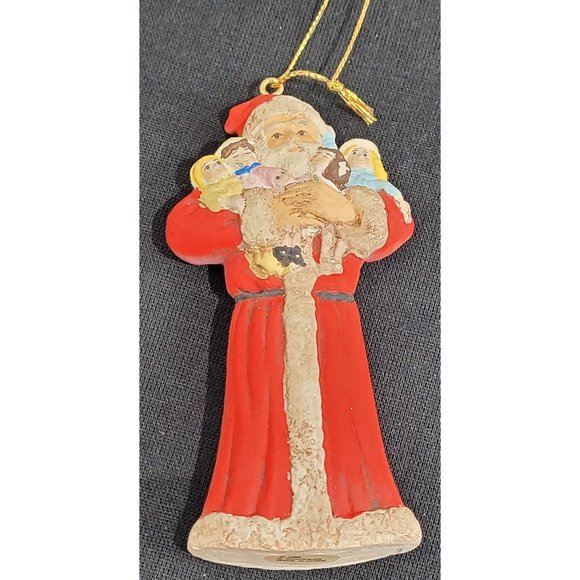 B. Shackman Santa Christmas Ornament 1989 Dolls Toys - Picture 1 of 6